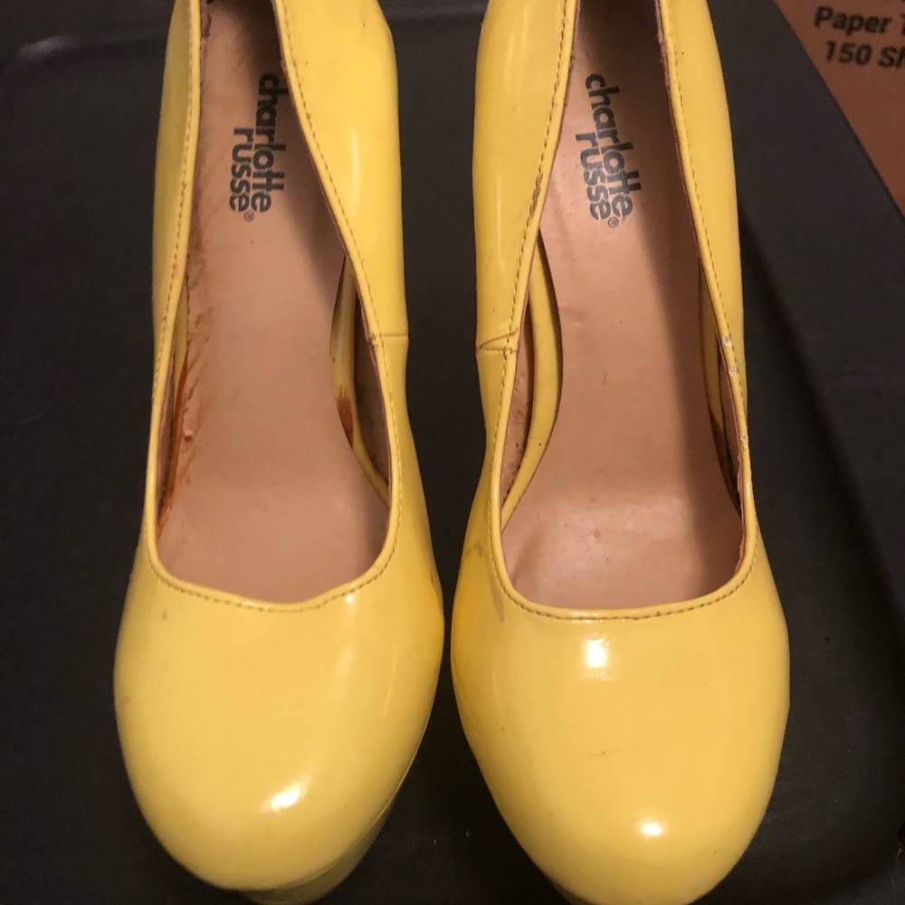 Lime Yellow Heels